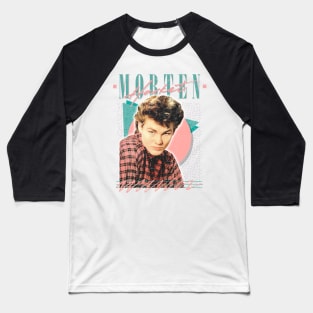 80s Vintage Style Morten Harket Aesthetic Design Baseball T-Shirt